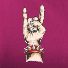 Rocková ruka s náramkem