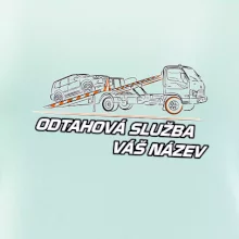 Odtahová služba - nakládání auta