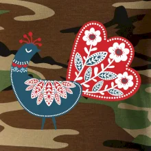 Folklor - páv modrý