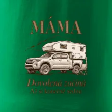 Máma dovolená začíná až si konečně sednu obytný pick-up