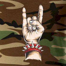 Rocková ruka s náramkem