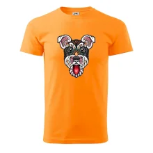 Knírač hlava barevná