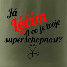 Já léčím - tvoje superschopnost? Šikmý nápis