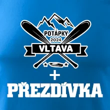 Na vodu - pádla hory (vlastní nápis)