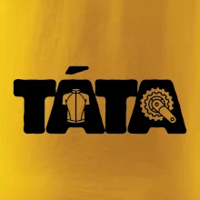 Táta nápis - cyklista