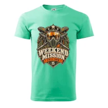 Víkendová mise vintage paintball odznak
