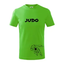 Judo nápis + postavy