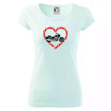 Moto srdce řetěz - chopper