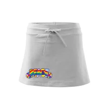 Peace nápis duhový