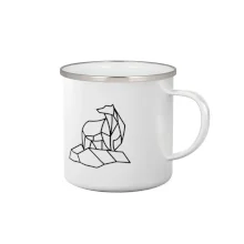 Geometrie lední medvěd na ledu