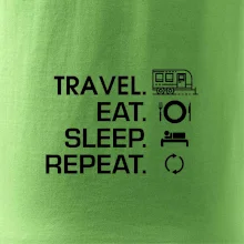 Eat sleep travel - Velký  přívěs