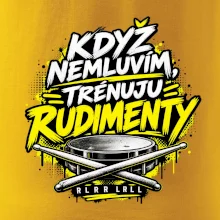 Když nemluvím trénuju rudimenty - bubenické paličky
