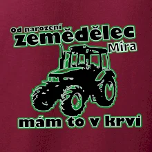 Od narození zemědělec, mám to v krvi