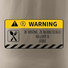 Warning mluvení - Jídlo Warning mluvení - Jídlo