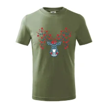 Folklor - jelen s červenými plody