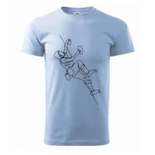 Lezecká stěna jedním tahem