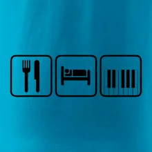 Eat sleep piano v řadě