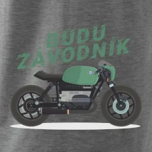 Budu závodník  zelený cafe racer