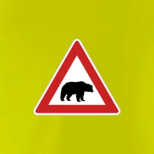 Dopravní značka - Pozor lední medvěd