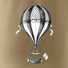Horkovzdušný balón  kreslený