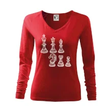 Šachové figurky kreslené