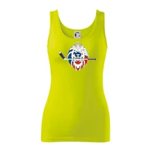 Lev s hokejkou v tlamě - Česká vlajka