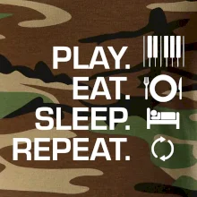 Play eat sleep piano