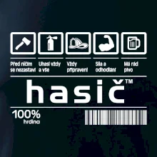 Čárový kód - Hasič