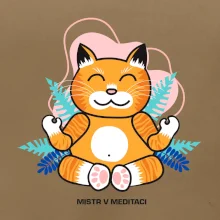 Kočka - mistr v meditaci (Pecka design)