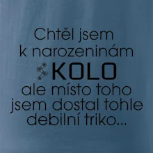 Chtěl jsem dostat k narozeninám kolo