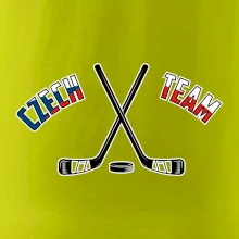 Czech team - hokejky a puk