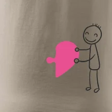 Párová trička puzzle postavička