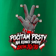 Řezník počítám prsty na konci směny