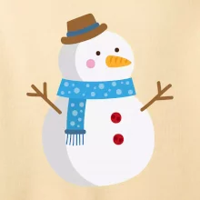 Sněhulák se šálou