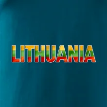 Lithuania - nápis vlajka