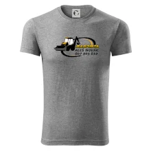 Bagrista v kruhu - vlastní nápis