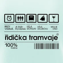 Čárový kód Řidič tramvaje