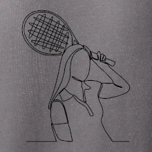 Tenistka  jednim tahem