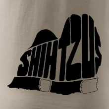 Shih-tzu - nápis v těle