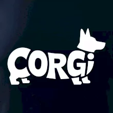 Corgi nápis v těle