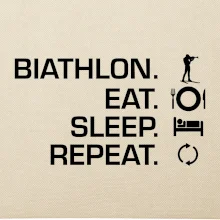 Biathlon Eat Sleep Repeat