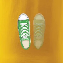 Párové boty - zelené