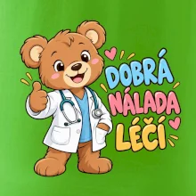 Dobrá nálada léčí - medvídek doktor s palcem nahoru