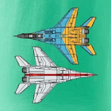 Mig 29 Fulcrum ze spoda a ze zhora