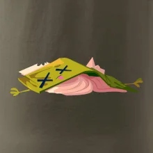 Kreslená kniha unavená