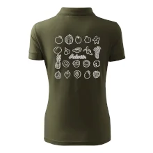 Frutarián ovoce ve čtverci