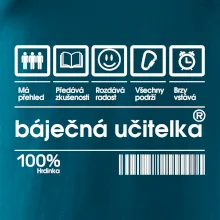 Čárový kód  - Báječná učitelka