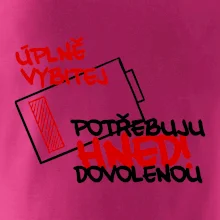 Úplně vybitej potřebuju hned dovolenou