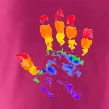 LGBT hand print