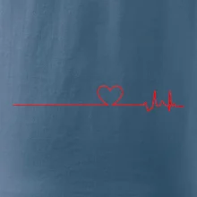 Poker EKG srdce červené